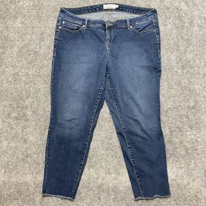 Torrid Denim First At Fit Ankle Jeans Women's Size 20 Blue Denim